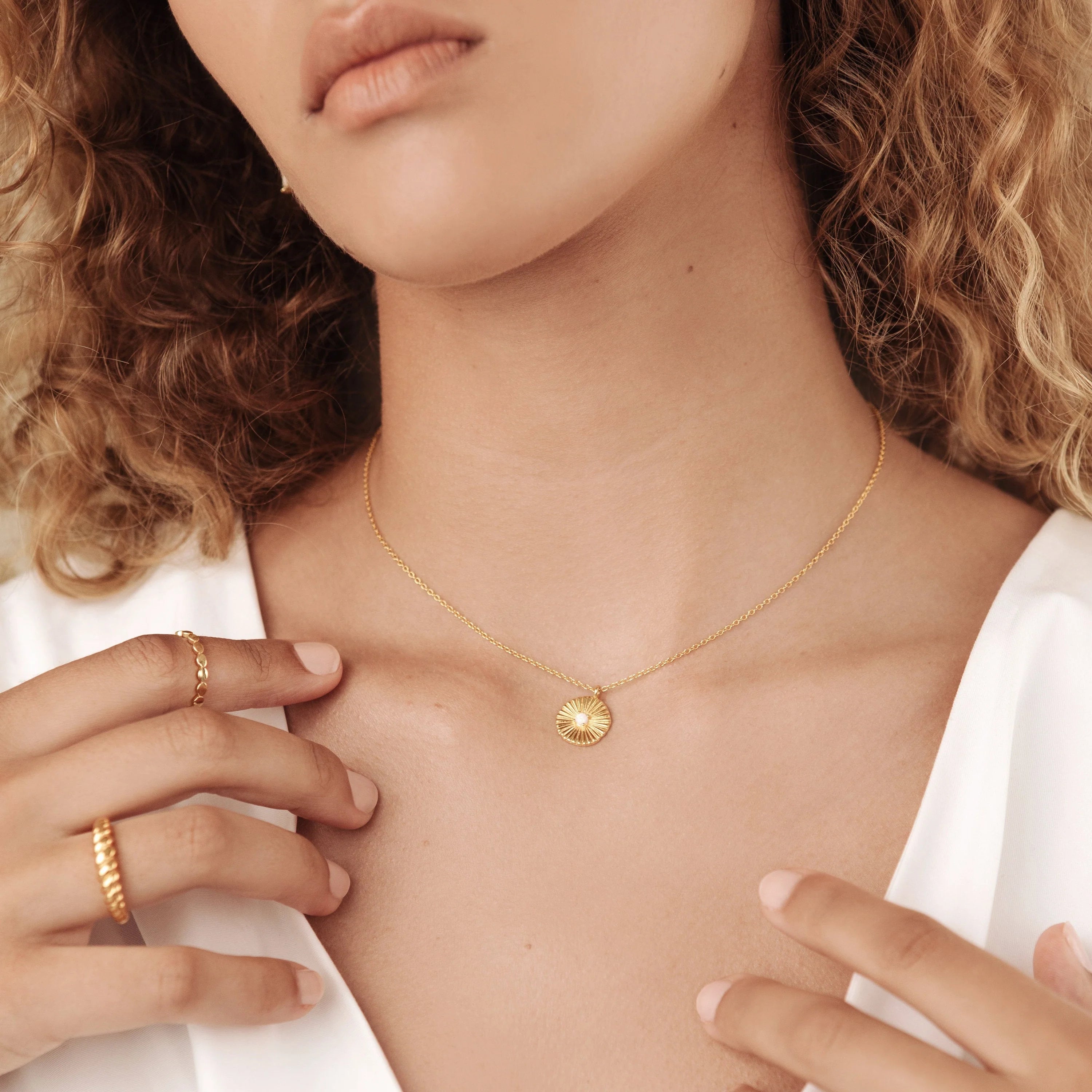 Nova Necklace Silver 18K Gold Plated