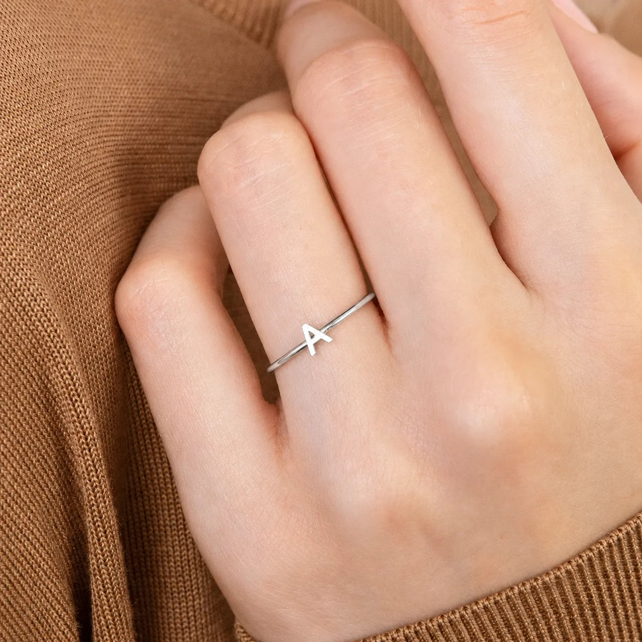 Alex Dainty Letter Ring