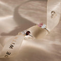 Duo Pear Toi Et Moi Ring  Silver 18K Gold Plated