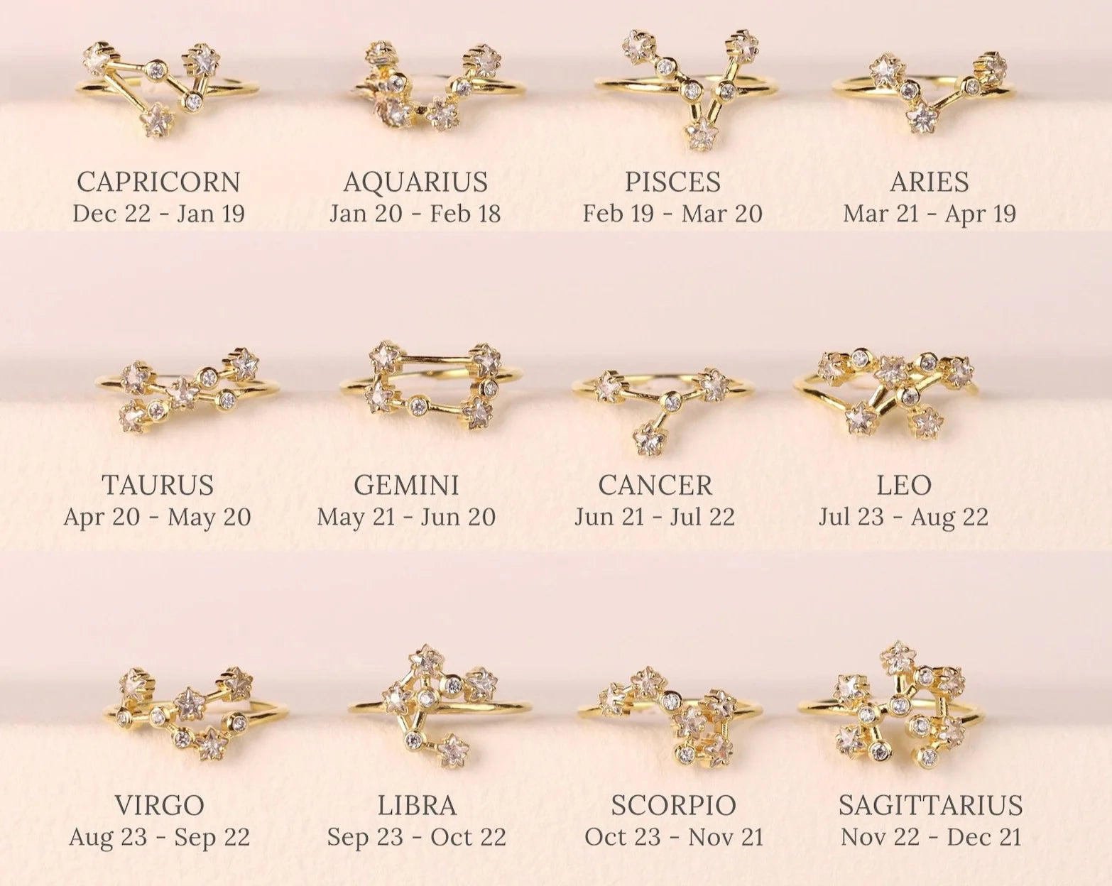 Diamond Constellation Ring