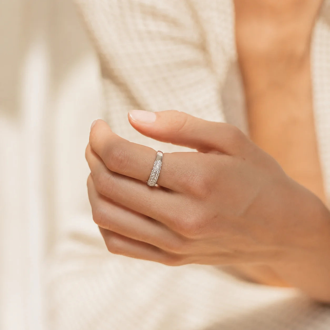 The Pave Dome Ring