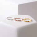 Arthur Skinny Name Ring Silver 18K Gold Plated