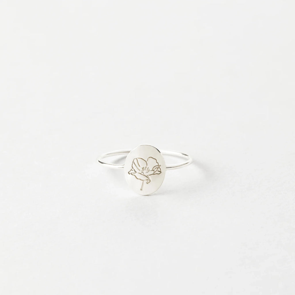 Birth Flower Ring
