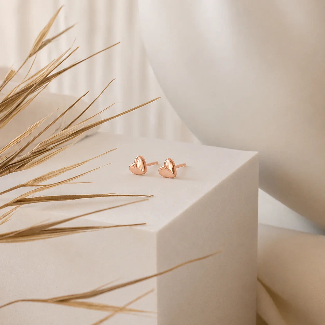 Classic Heart Studs