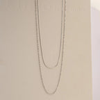 Monet Duo Chain Silver 18K Gold Plated