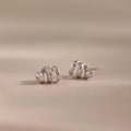 Twisted Snake Studs Silver 18K Gold Plated