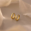 Dainty Huggies Silver 18K Gold Plated