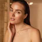 Pearl Hummingbird Necklace Silver 18K Gold Plated