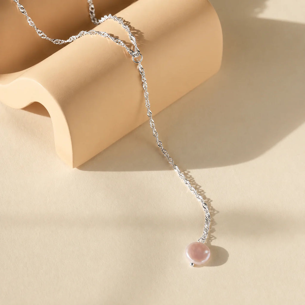 Pearl Lariat Y Necklace
