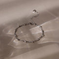 Duo Bead Chain Bracelet Silver 18K Gold Plated