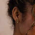 Peridot Marquise Drop Studs Silver 18K Gold Plated