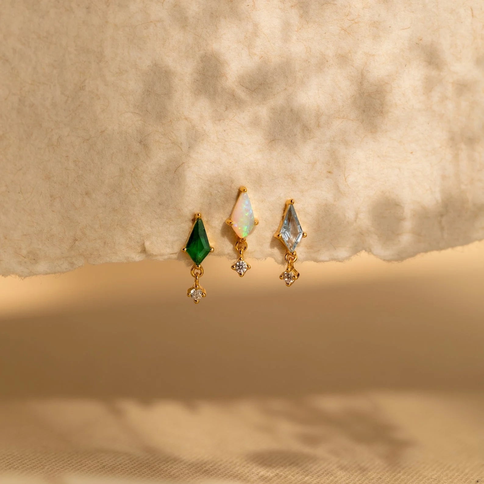 Opal Kite Drop Earrings