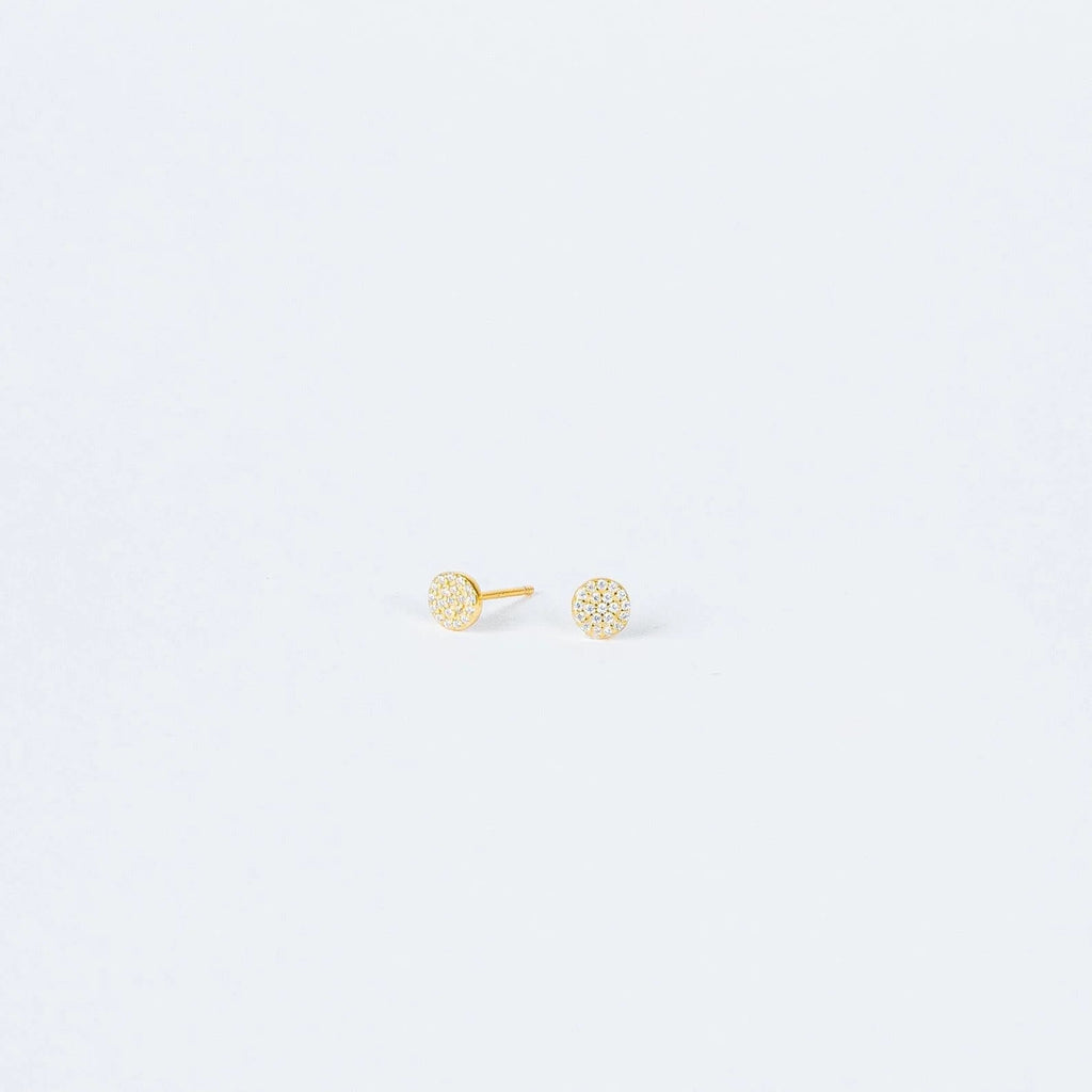 Pave Round Studs