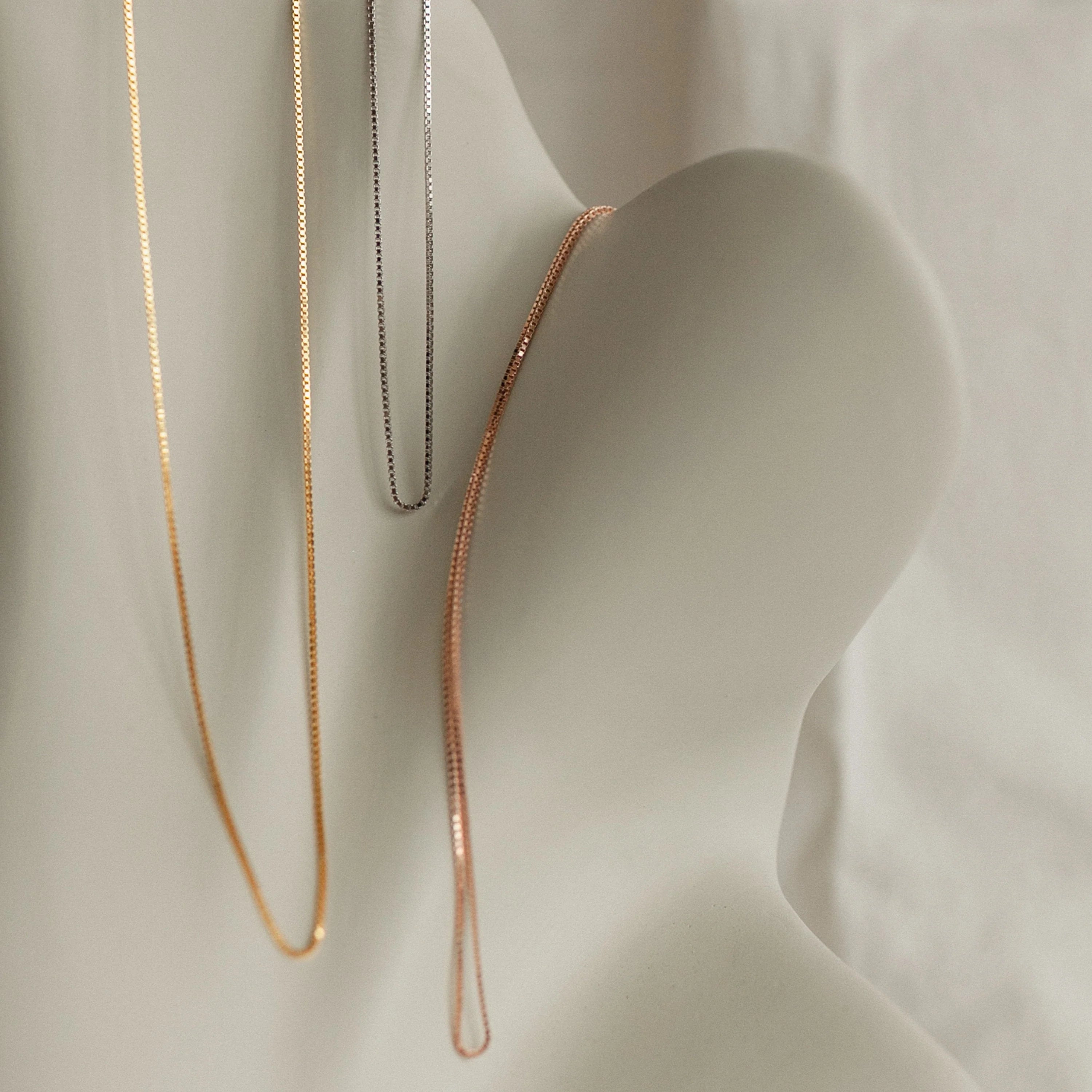 Box Chain Necklace for Effortless Style