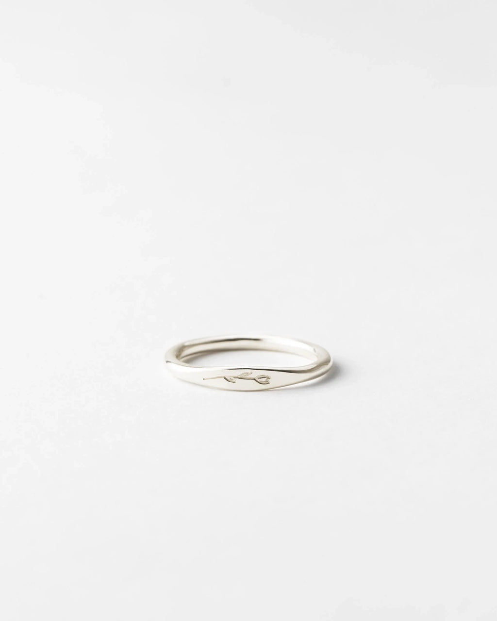 Floral Slim Signet