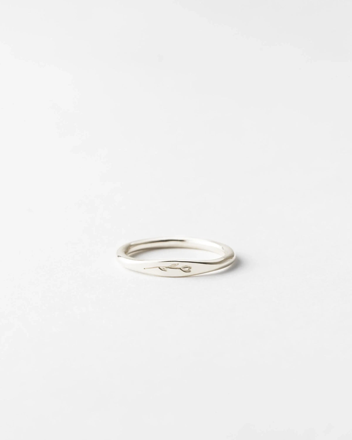 Floral Slim Signet
