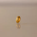 Diamond Pave Dome Spacer Charm Silver 18K Gold Plated