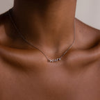 Mrs. Necklace Silver 18K Gold Plated