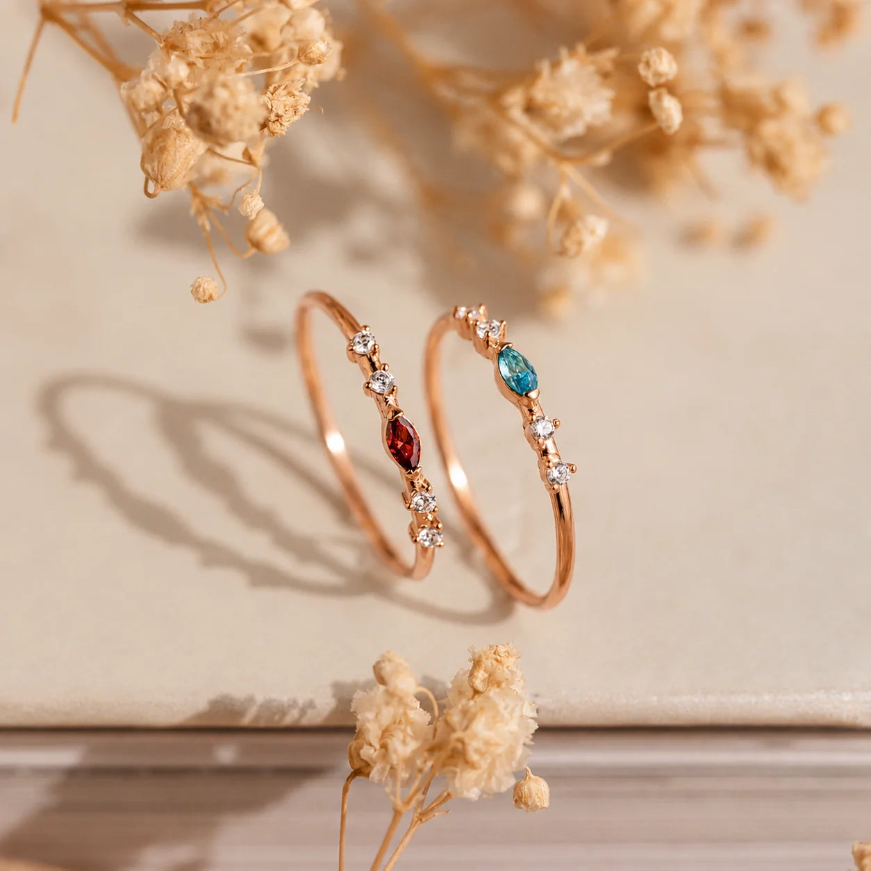 Marquise Birthstone Ring