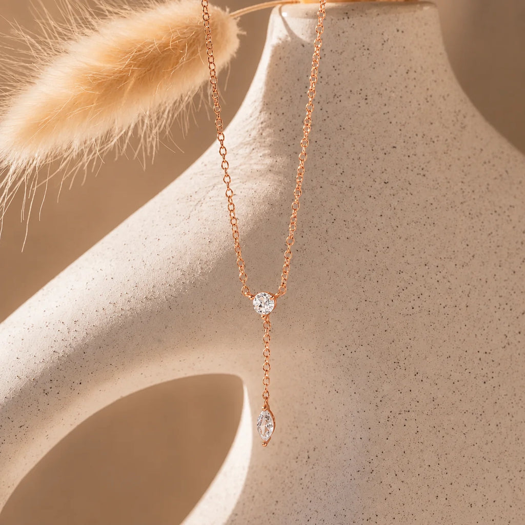 Diamond Lariat Necklace