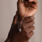 Hummingbird Charm Silver 18K Gold Plated