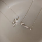 Mellow Name Necklace  Silver 18K Gold Plated