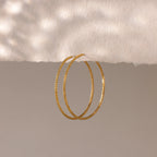 Sparkle Hoops Silver 18K Gold Plated
