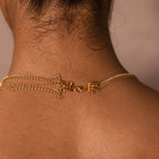 Triple Layering  Spring Rings Clasp Silver 18K Gold Plated