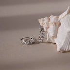 Sprinkle Diamond Huggies Silver 18K Gold Plated
