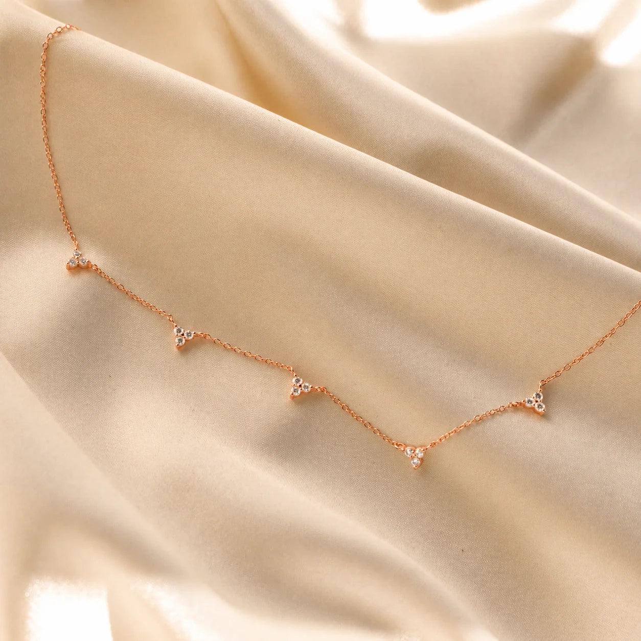Hana Diamond Station Necklace