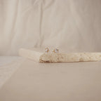 Diamonds Oval Diamond Studs Silver 18K Gold Plated