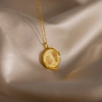 Baby Hand & Footprint Necklace Silver 18K Gold Plated