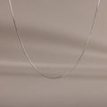 Dainty Herringbone Necklace Silver 18K Gold Plated
