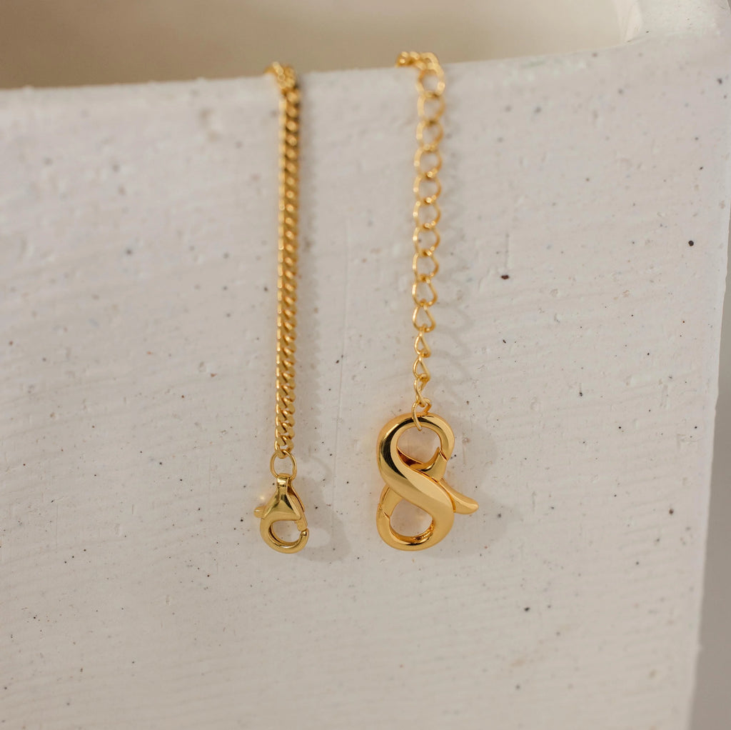 Multipurpose Lobster Clasp Extender Set Silver 18K Gold Plated