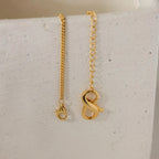 Multipurpose Lobster Clasp Extender Set Silver 18K Gold Plated