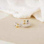 Meg Huggies  Silver 18K Gold Plated