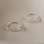 Grace Script Name Ring Silver 18K Gold Plated
