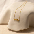 Tiny Dream Name Necklace Silver 18K Gold Plated