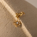 Star Opal Hand Charm Silver 18K Gold Plated
