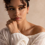 Bold Geometric Hoops Silver 18K Gold Plated