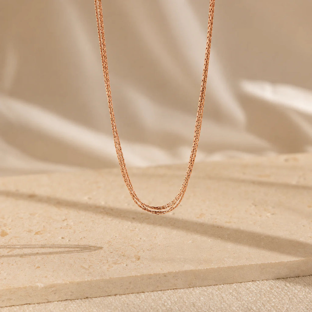Multi Strand Chain Necklace