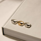 Wanderlust Signet Ring Silver 18K Gold Plated