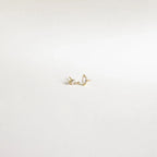 Marquise Diamond Studs Silver 18K Gold Plated