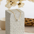 Freshwater Pearl Necklace Silver 18K Gold Plated
