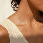 Satellite Necklace Silver 18K Gold Plated