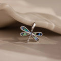Marquise Dragonfly Charm Silver 18K Gold Plated