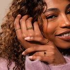 Endless Eternity Alexandrite Ring Silver 18K Gold Plated