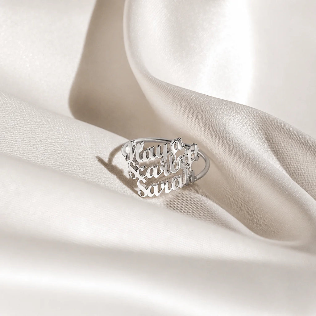 London Multiple Name Ring