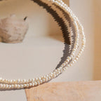 Brinley Pearl Anklet  Silver 18K Gold Plated