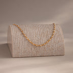 Eternity Pearl Choker Necklace Silver 18K Gold Plated